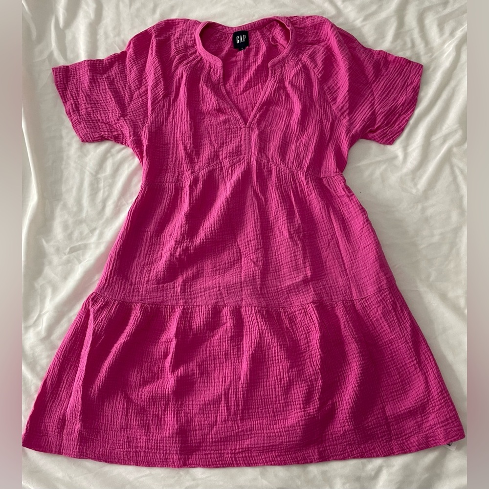 GAP Women's Vibrant Pink Mini Dress